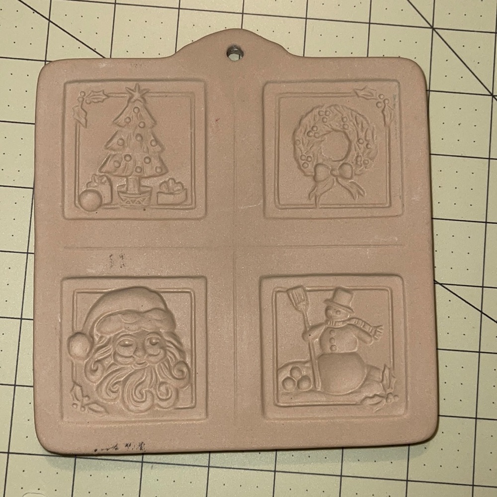 Brown Bag Cookie Press Santa Snowman Etc